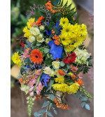 Vibrant Sheaf funerals Flowers
